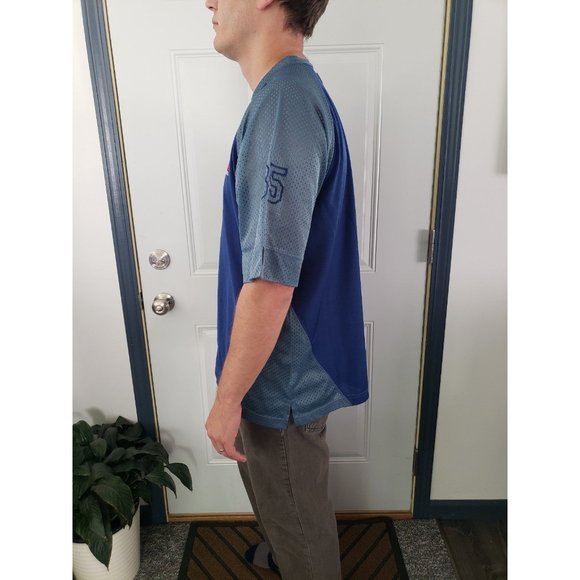 Tommy Jeans Blue and Green Jersey Tee - Picture 2 of 4